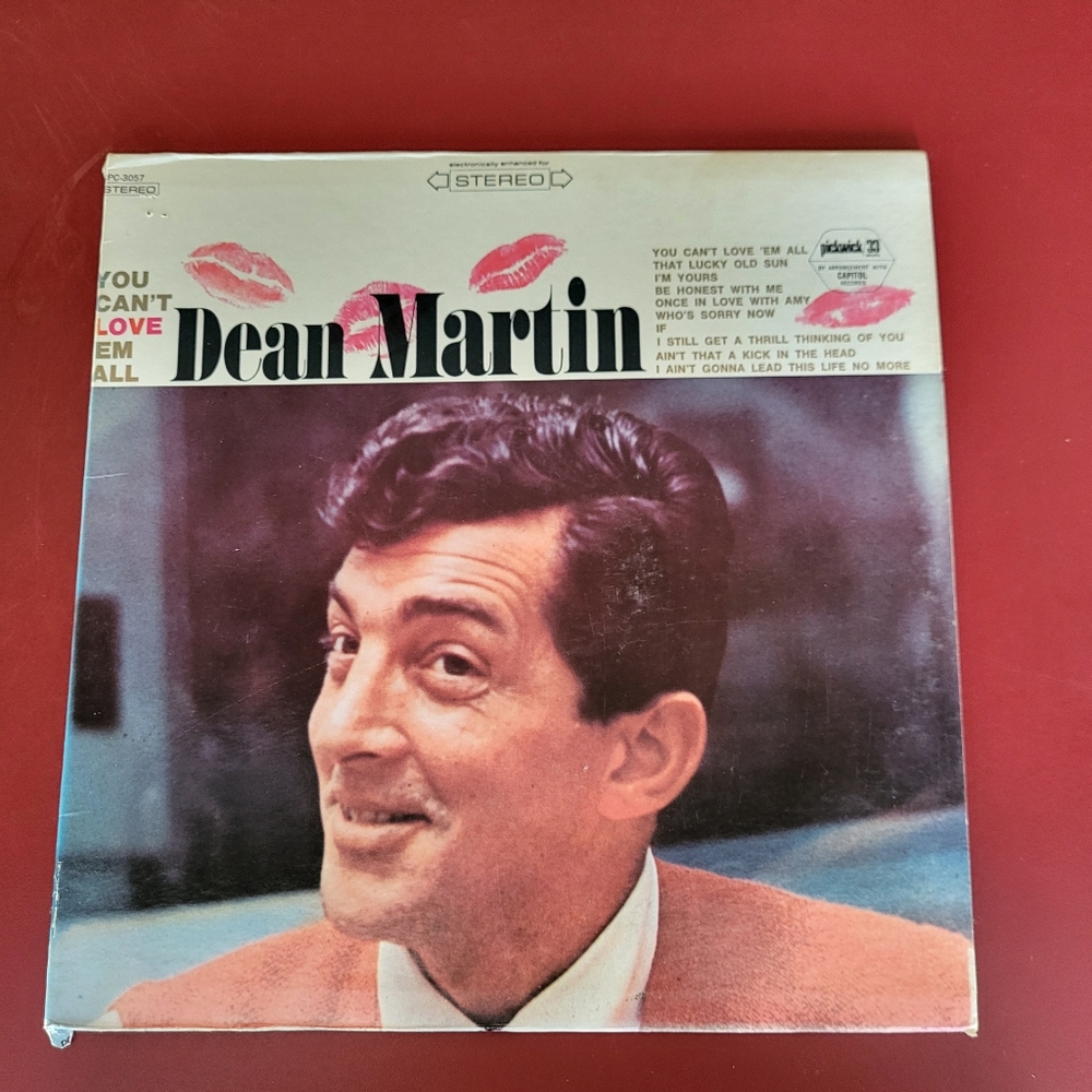 Dean Martin You Cant Love em All Vinyl Record LP Vintage SPC-3057 Pickwick 1967